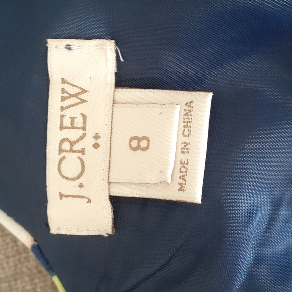 J.crew Cottagecore  fit and flare  floral vneck  dress size 8 - Picture 12 of 16